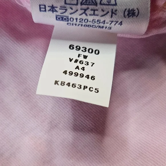 Lands’ End Large Light Pink Crewneck Short Sleeve T-Shirt - Picture 7 of 9